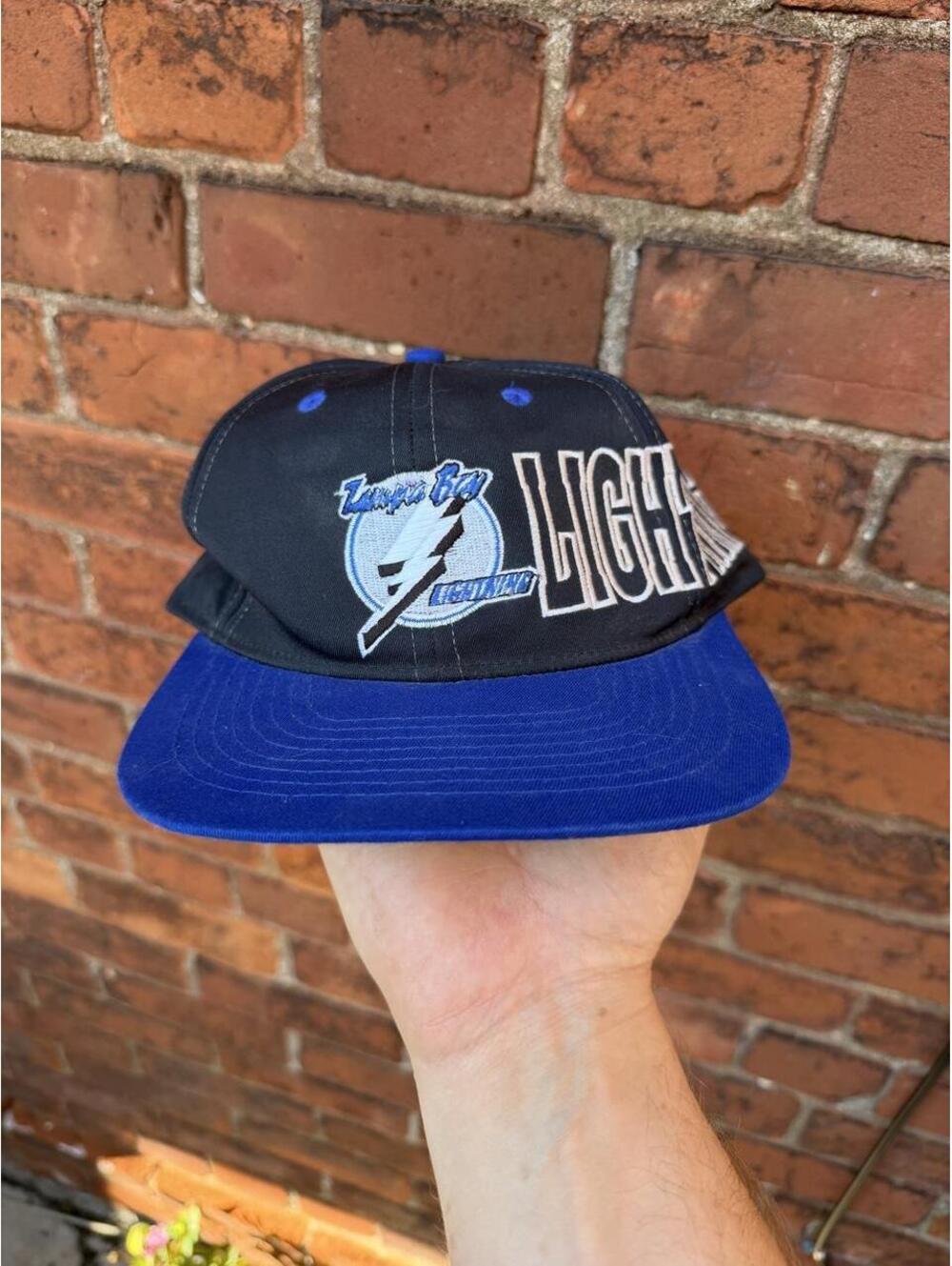 Vintage tampa bay lightning SnapBack hat 90s OS
